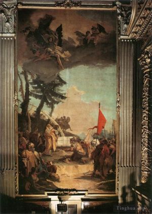 Giovanni Battista Tiepolo œuvres - Le sacrifice de Melchisédek