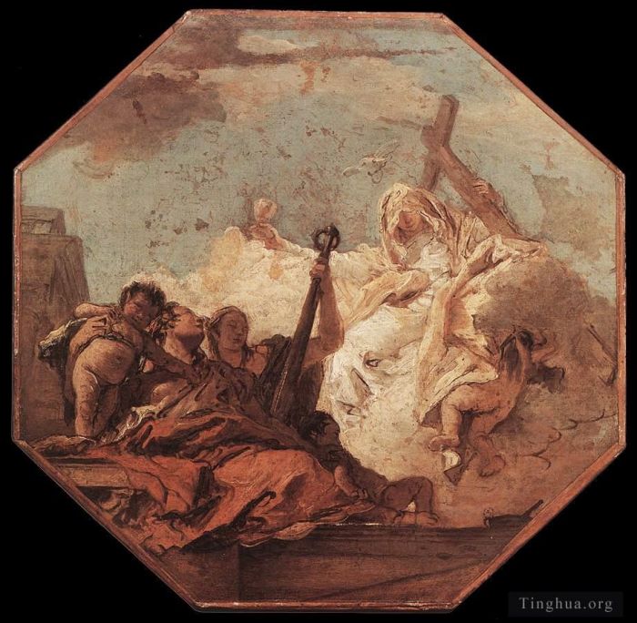 Giovanni Battista Tiepolo Types de peintures - Les vertus théologiques