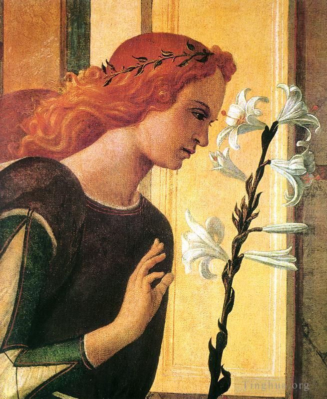 Giovanni Bellini Peinture à l'huile - Ange annonçant