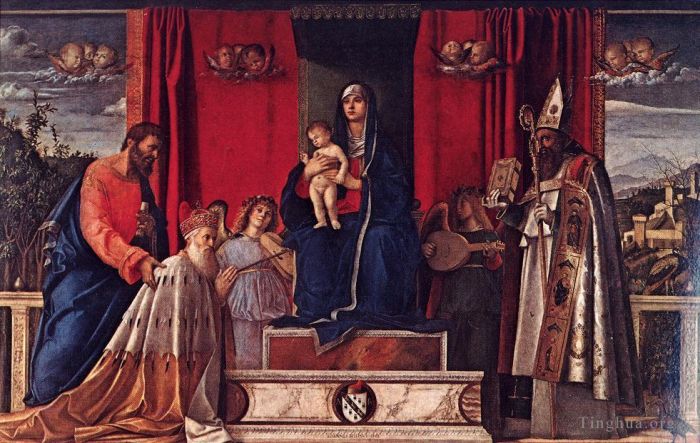 Giovanni Bellini Peinture à l'huile - Retable de Barbarigo