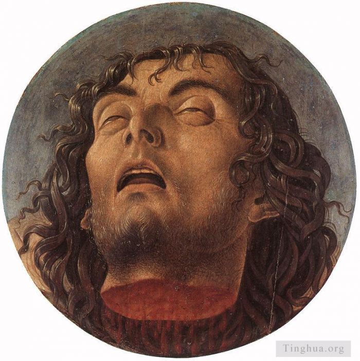 Giovanni Bellini Peinture à l'huile - Tête de saint Jean-Baptiste