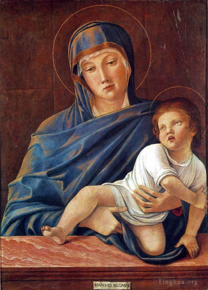 Giovanni Bellini Peinture à l'huile - Madone avec l'enfant