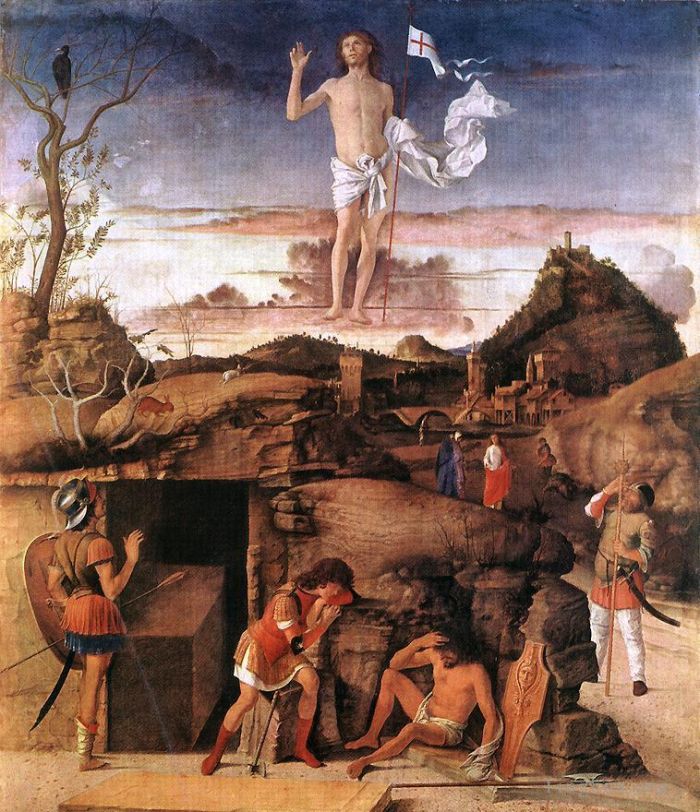 Giovanni Bellini Peinture à l'huile - Résurrection du Christ