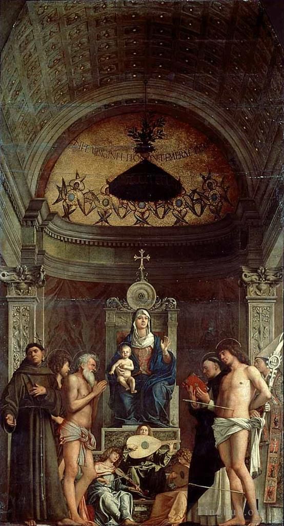 Giovanni Bellini Peinture à l'huile - Retable de San Giobbe