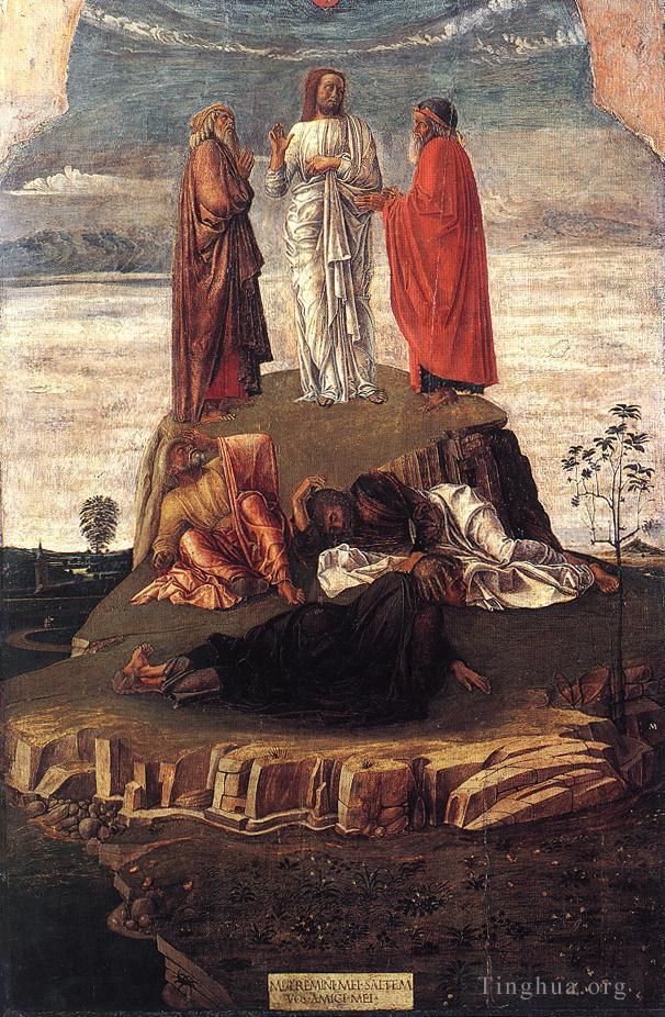 Giovanni Bellini Peinture à l'huile - Transfiguration du Christ
