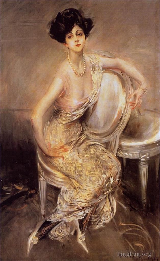 Giovanni Boldini Peinture à l'huile - Portrait de Rita de Acosta Lydig