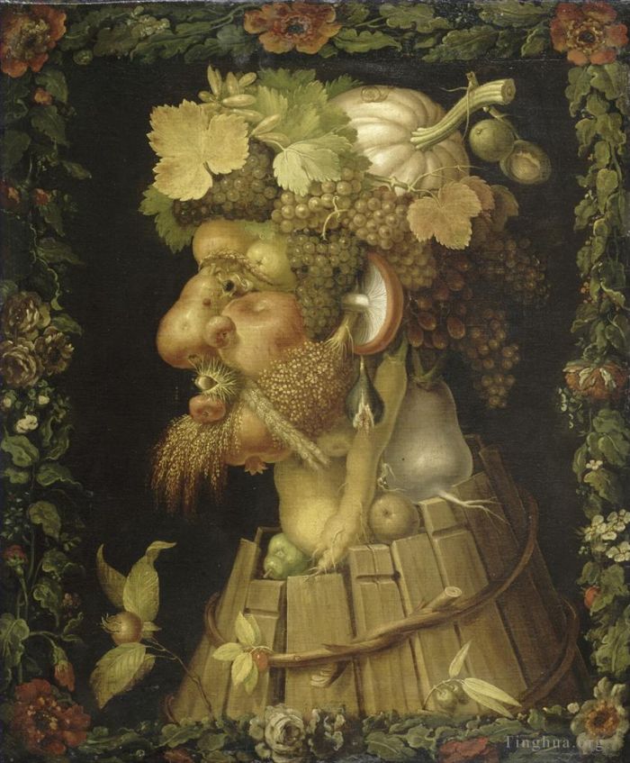 Giuseppe Arcimboldo Peinture à l'huile - Automne 1573