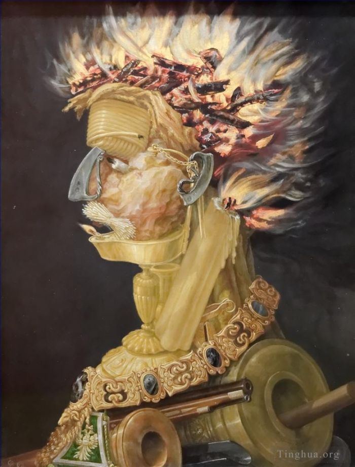 Giuseppe Arcimboldo Peinture à l'huile - Musée d'art du feu