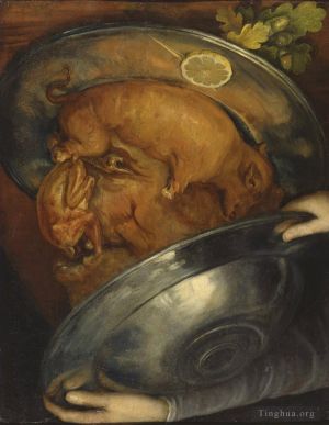 Giuseppe Arcimboldo œuvres - Homme de cochon