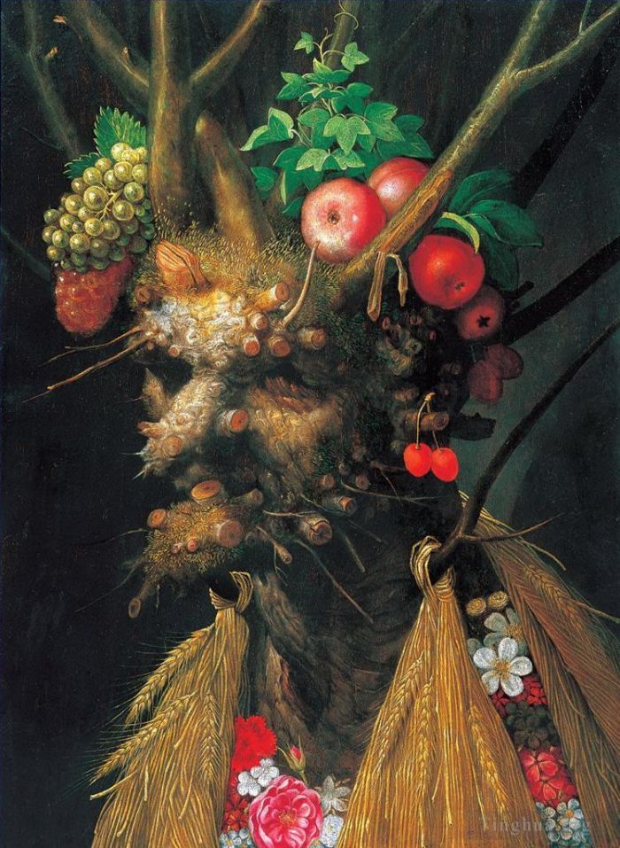 Giuseppe Arcimboldo Peinture à l'huile - L'homme des plantes