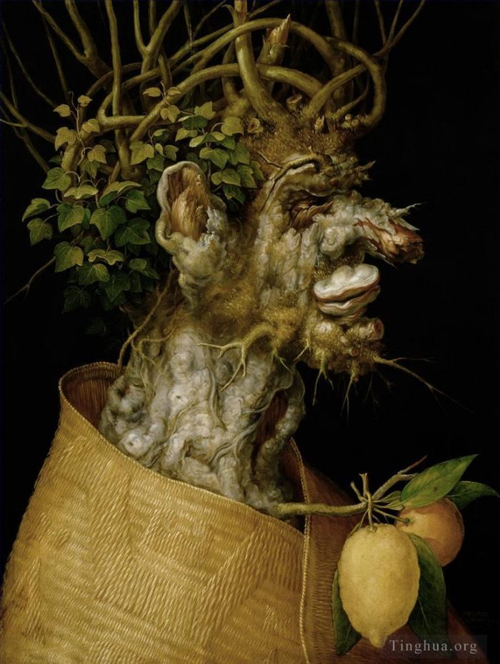Giuseppe Arcimboldo Peinture à l'huile - L'homme de l'arbre