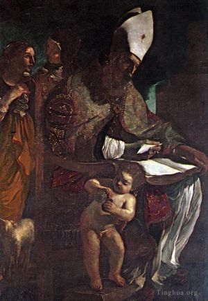 Guercino œuvres - Sainte-Augustine