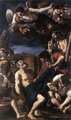 Guercino œuvres - Le martyre de saint Pierre