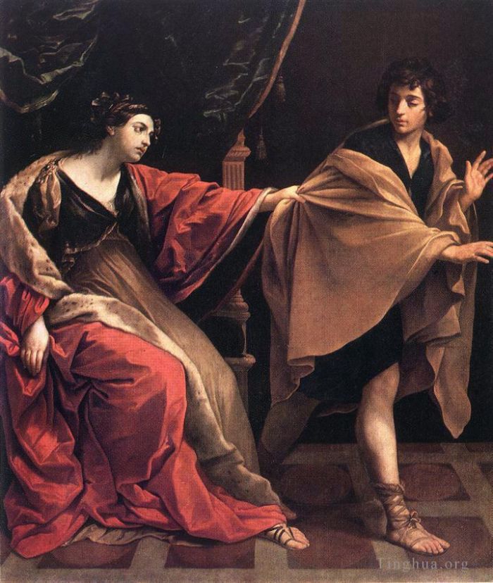 Guido Reni Peinture à l'huile - Joseph et Potiphar, épouse