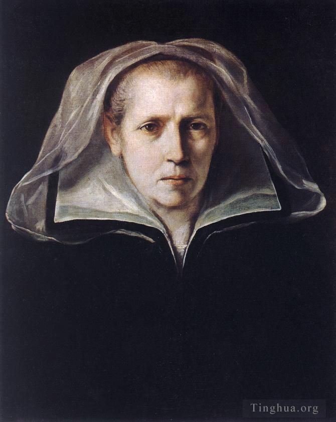 Guido Reni Peinture à l'huile - Portrait de la mère de l'artiste