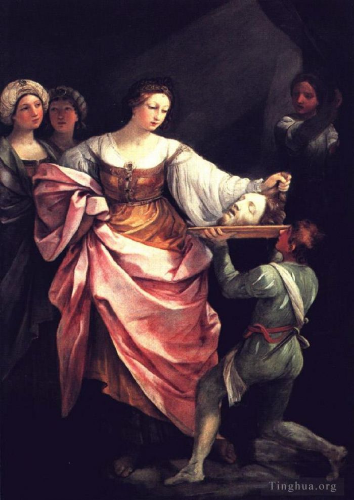 Guido Reni Peinture à l'huile - Salomé avec la tête de saint Jean-Baptiste