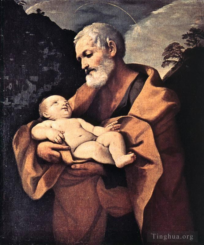 Guido Reni Peinture à l'huile - Saint Joseph
