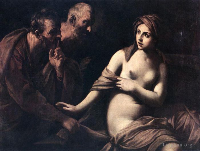 Guido Reni Peinture à l'huile - Susanna et les aînés