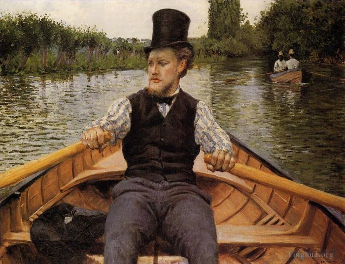 Gustave Caillebotte Peinture à l'huile - Fête nautique