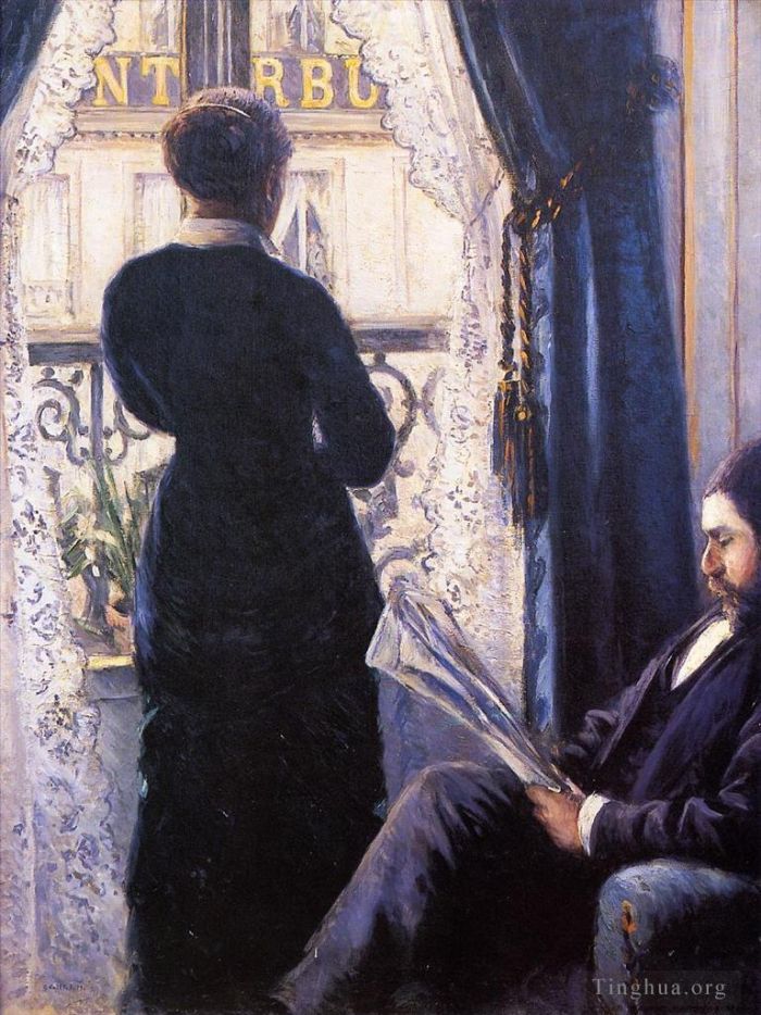 Gustave Caillebotte Peinture à l'huile - Intérieur