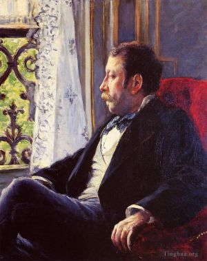 Gustave Caillebotte œuvres - Portrait d'un homme