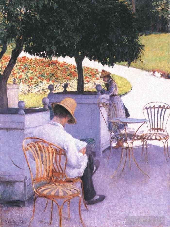 Gustave Caillebotte Peinture à l'huile - Les Orangers