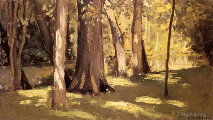 Gustave Caillebotte Peinture à l'huile - L'effet de lumière Yerres
