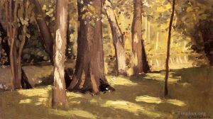 Gustave Caillebotte œuvres - L'effet de lumière Yerres