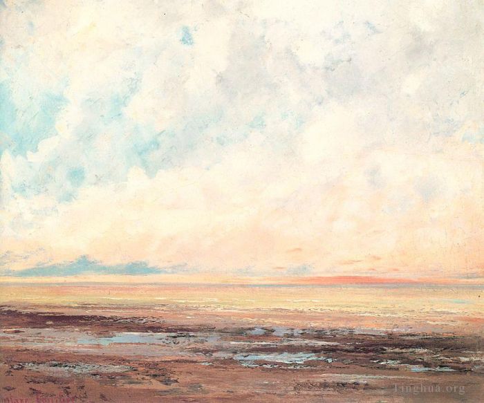 Jean Désiré Gustave Courbet Peinture à l'huile - CGF Marine