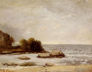 Jean Désiré Gustave Courbet œuvres - Marine De Saint Aubin