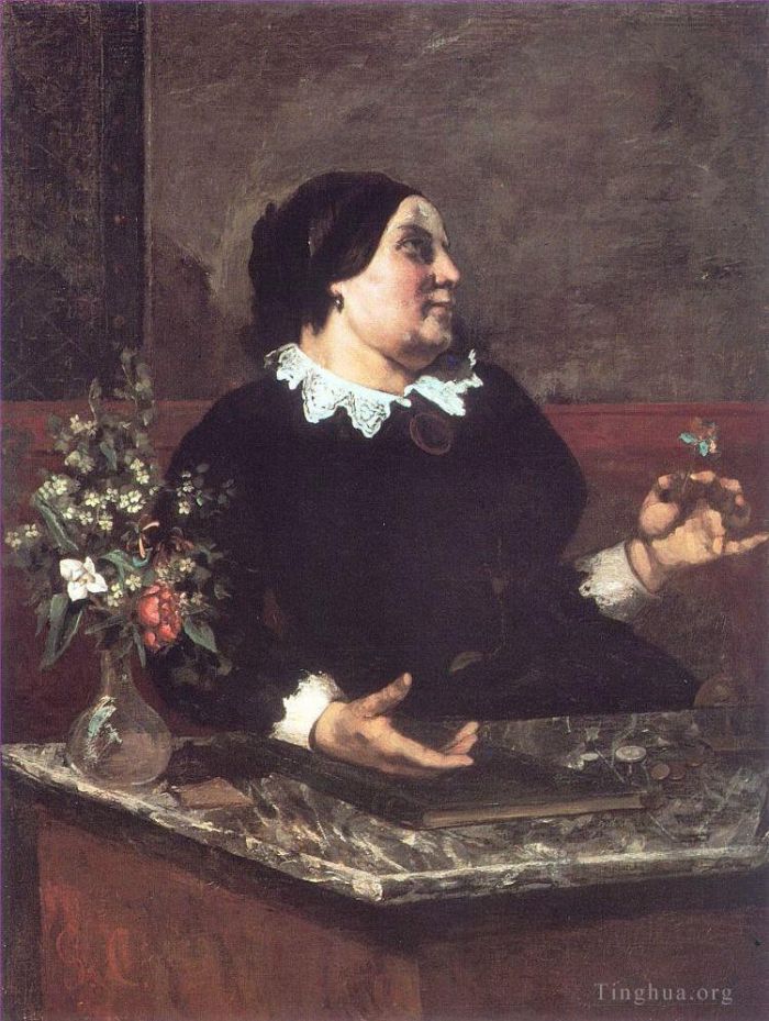 Jean Désiré Gustave Courbet Peinture à l'huile - Mère Grégoire