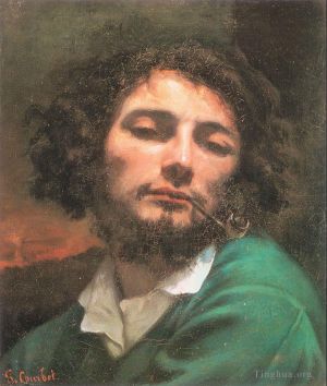 Jean Désiré Gustave Courbet œuvres - Autoportrait Homme à la Pipe