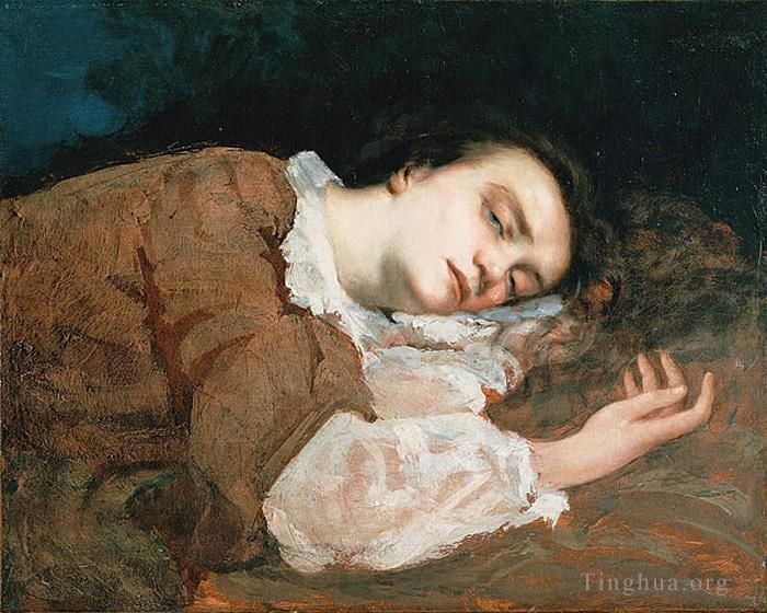Jean Désiré Gustave Courbet Peinture à l'huile - Etude pour Les Demoiselles des bords de la Seine Ete