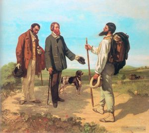 Jean Désiré Gustave Courbet œuvres - La Rencontre Bonjour Monsieur Courbet