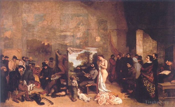Jean Désiré Gustave Courbet Peinture à l'huile - L'Atelier des Peintres
