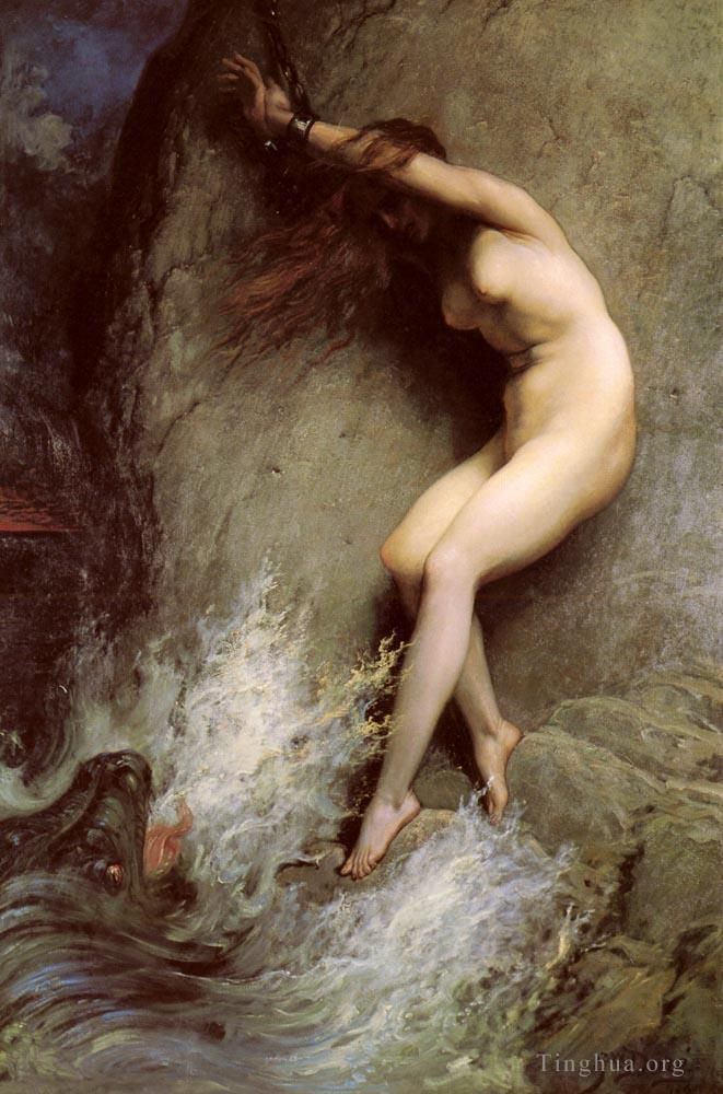 Gustave Doré Peinture à l'huile - Andromède