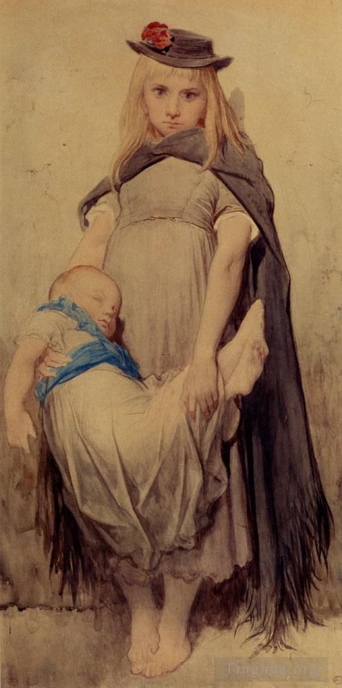 Gustave Doré Types de peintures - Jeune Mendiant