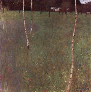Gustave Klimt œuvres - Bauernhausmit Birken