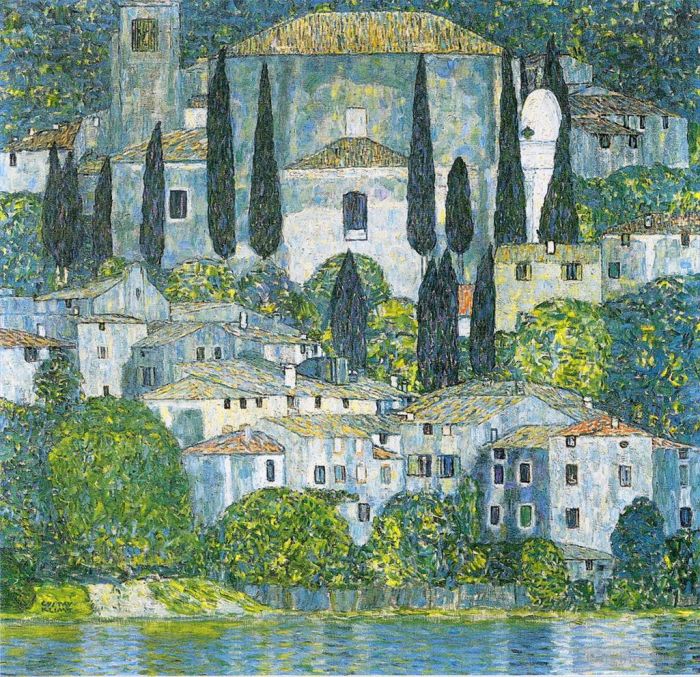 Gustave Klimt Peinture à l'huile - Église de Cassone