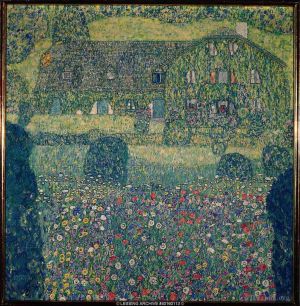 Gustave Klimt œuvres - Maison de campagne près de l'Attersee