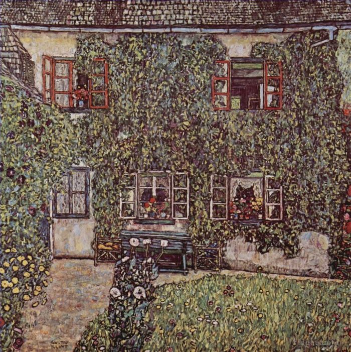 Gustave Klimt Peinture à l'huile - Das Haus von Guardaboschi