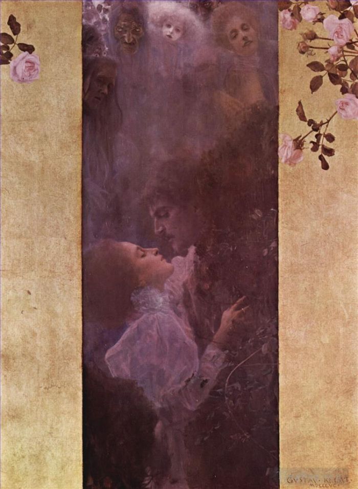 Gustave Klimt Peinture à l'huile - Le Liebe