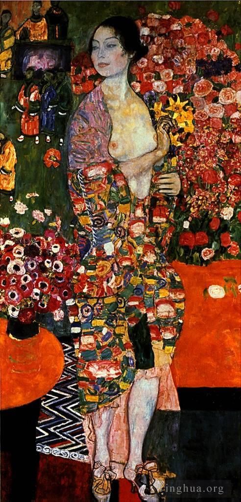 Gustave Klimt Peinture à l'huile - Le danceur