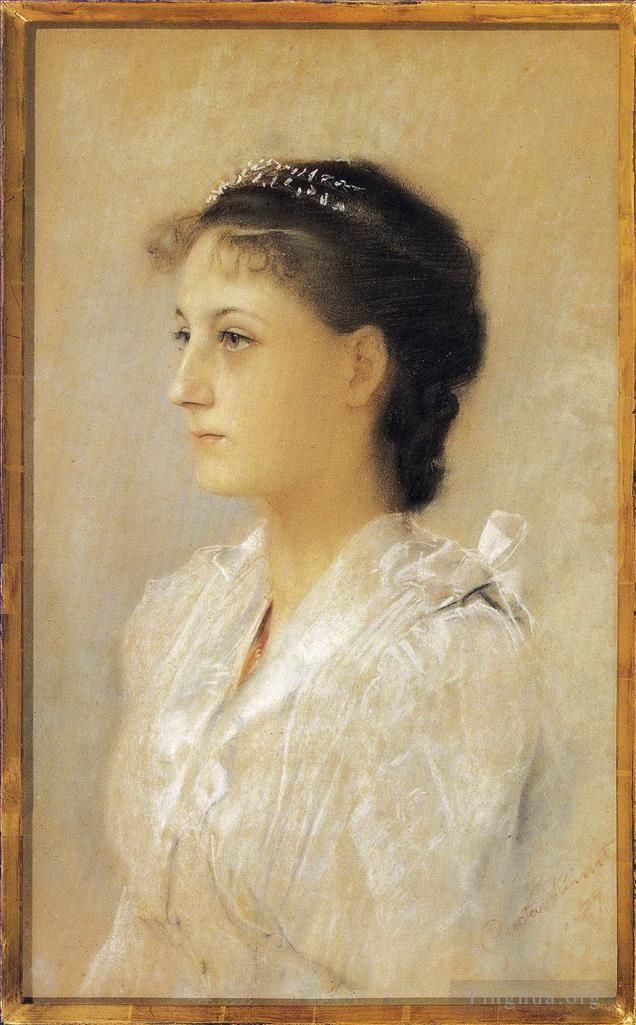 Gustave Klimt Peinture à l'huile - Emilie Floge, 17 ans