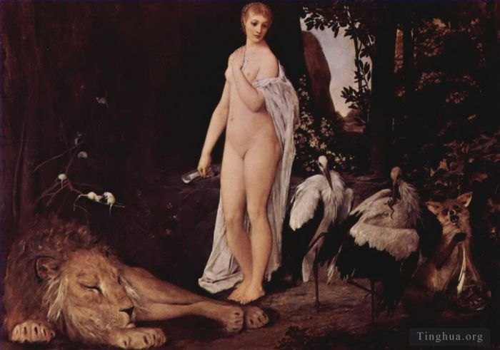 Gustave Klimt Peinture à l'huile - Fable