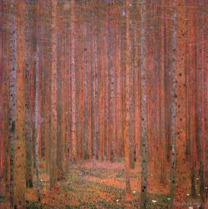 Gustave Klimt œuvres - Forêt de sapins I