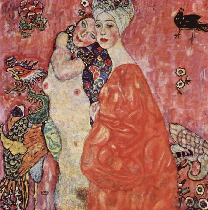 Gustave Klimt Peinture à l'huile - Amies 1916