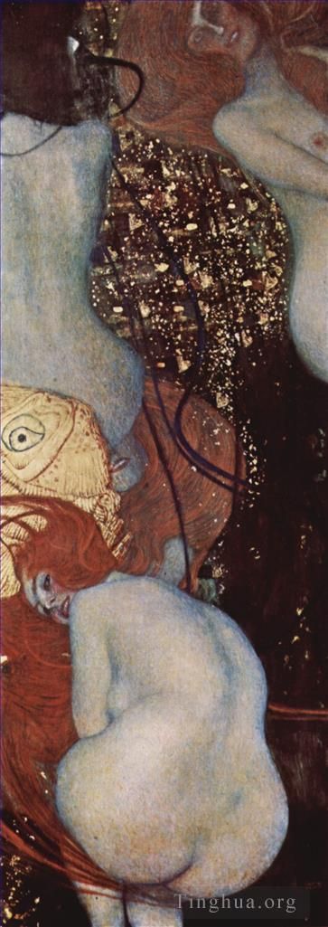 Gustave Klimt Peinture à l'huile - Poisson rouge
