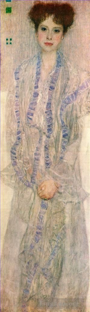 Gustave Klimt Peinture à l'huile - Portrait de Gertha Felssovanyi