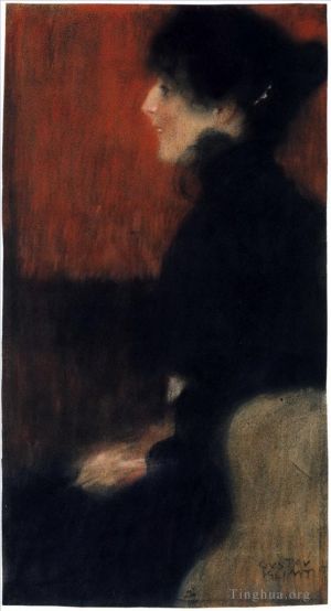 Gustave Klimt œuvres - Portrait d'une dame 3